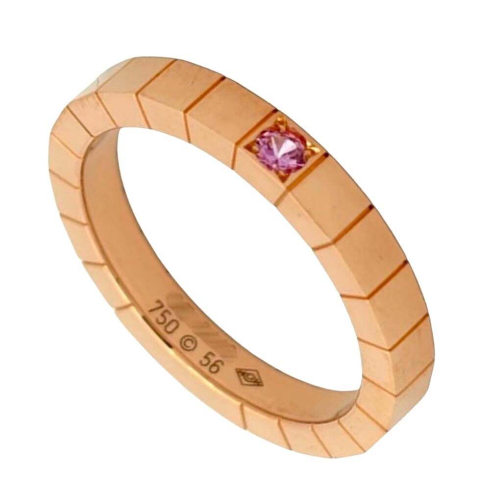 CARTIER Authentic 18k Gold Lanier Ring #56
